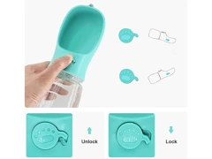 Bouteille, gamelle d'eau, gourde portable